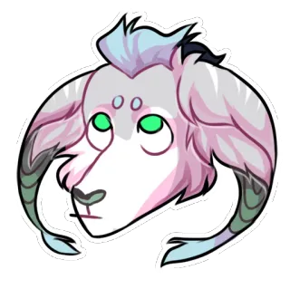 😶 animal, chien, dessin animé, illustration, autocollant whatsapp sticker