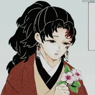 🌾 anime, character, manga, flowers, japanese telegram sticker