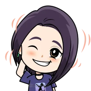 😉 @maysvoid cartoon, emoji, avatar, character telegram sticker