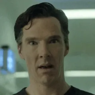 🍁 Benedict Cumberbatch twarz, wyraz, aktor, celebryta, portret telegram sticker
