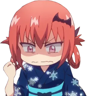 😤 Satania Gabriel Dropout Anime, Manga, Arrabbiato, Satania, Gabriel DropOut telegram sticker