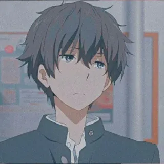🦦 Anime, Menino, Personagem, Retrato telegram sticker