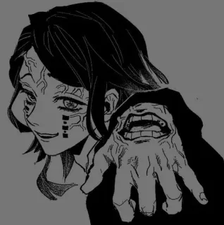 😏 Kyogai Demon Slayer Anime, Demon Slayer, Kyogai, Manga, Schurk telegram sticker