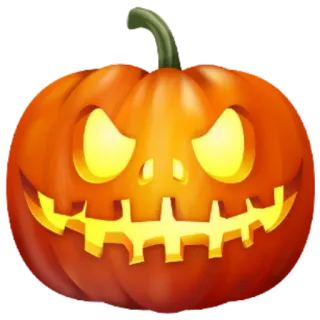 🎃 dynia, halloween, latarnia z dyni, jesień, jesień, straszny telegram sticker