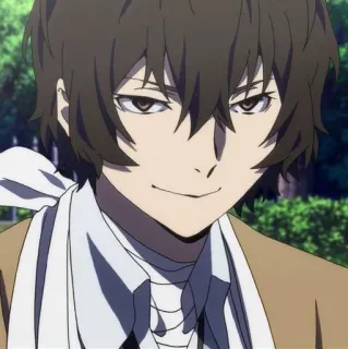 🧿 Osamu Dazai Bungo Stray Dogs Anime, Manga, Charakter, Osamu Dazai, Bungo Stray Dogs telegram sticker