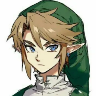 😁 Link The Legend of Zelda Link, The Legend of Zelda, personaje, videojuego, fantasía telegram sticker