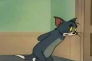 😬 Tom Cat Tom and Jerry Cartoon, Katze, Tom und Jerry, Tom telegram sticker