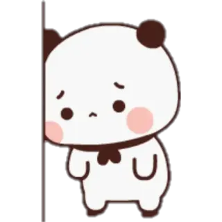 🍯 แพนด้า, น่ารัก, เศร้า, การ์ตูน, สัตว์ telegram sticker