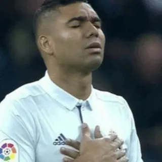 ❇️ Casemiro calcio, sport, giocatore, Casemiro, calciatore telegram sticker