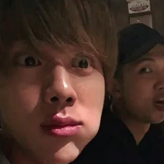 🍪 Jin kpop, bts, singer, person, asian, male whatsapp sticker