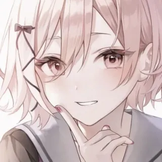 ❤️ Anime, Dziewczyna, Portret, Słodkie, Ilustracja telegram sticker