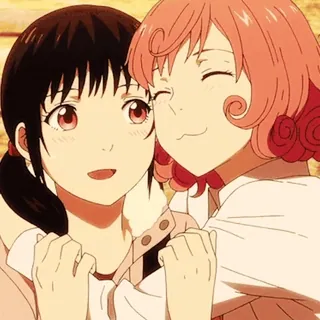 Anime обнимашки #2 @freetopsticker telegram stickers