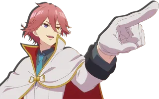 👉 Anime, Indicare, Personaggio, Illustrazione, Manga, Personaggio anime telegram sticker