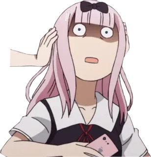 🙄 Chika Fujiwara Kaguya-sama: Love Is War Anime, Chika, Kaguya-sama, Love is War, chocado, engraçado, Meme whatsapp sticker