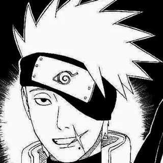 🗡️ Kakashi Hatake Naruto kakashi, naruto, anime, manga, ninja telegram sticker