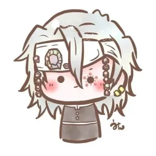 ⛓ Tengen Uzui Demon Slayer Anime, Dessin animé, Tengen Uzui, Demon Slayer, Chibi whatsapp sticker