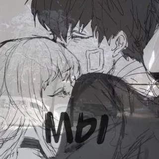 🟠 Mbl amore, coppia, romantico, bacio, affetto telegram sticker