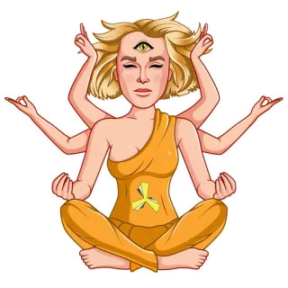 Nata and Yana PropellerAds telegram stickers