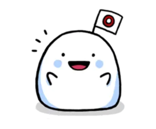 ⭕ Sticker, Personaje, Kawaii, Lindo, Mancha whatsapp sticker