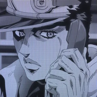 😒 Jotaro Kujo JoJo's Bizarre Adventure Anime, Manga, Jotaro, Jojo, Karakter telegram sticker