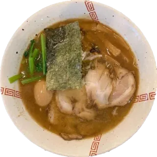 🍜 comida, ramen, sopa de macarrão, comida asiática, porco, ovo, alga telegram sticker