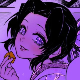 ⭐ Shinobu Kocho Demon Slayer anime, demon slayer, shinobu kocho, manga, character whatsapp sticker