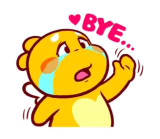 ❤ LOVE 悲しい, 涙, 泣く, 可愛い, 愛, 感情 telegram sticker