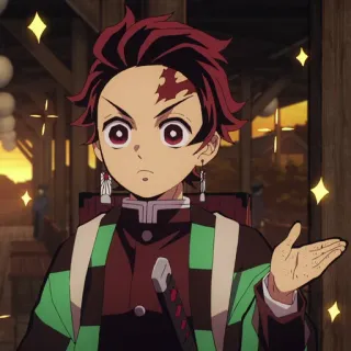 🗡 Tanjiro Kamado Demon Slayer Anime, Demon Slayer, Tanjiro, Tanjiro Kamado whatsapp sticker