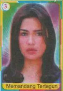 😲 Memandang Tertegun mulher, retrato, pessoa, adesivo telegram sticker