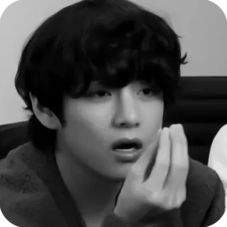 📷 V kpop, sänger, porträt, männlich, idol whatsapp sticker