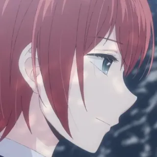 📍 anime, pelo rojo, retrato, chica, mujer telegram sticker
