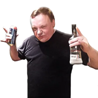 🍻 man, alcohol, bottle, can, drinking telegram sticker