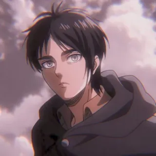 🥰 Eren Yeager Attack on Titan Anime, Eren Jaeger, L'Attacco dei Giganti, Manga, Shonen, Animazione telegram sticker