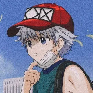 🐚 Killua Zoldyck Hunter x Hunter киллуа, hunter x hunter, аниме, манга, парень, персонаж telegram sticker