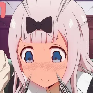 🎭 Chika Fujiwara Kaguya-sama: Love Is War anime, chika fujiwara, kaguya sama, love is war, adesivo telegram sticker