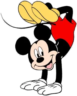 😃 Mickey Mouse Mickey Mouse, Disney, cartone animato, personaggio, animazione, topo telegram sticker