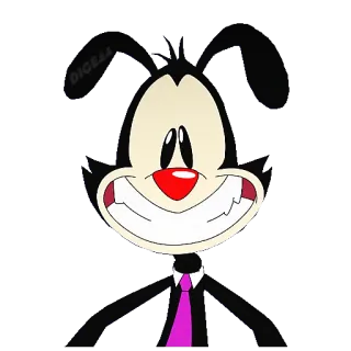 😬 Wakko Warner Animaniacs dibujos animados, animación, Wakko, Warner, Animaniacs telegram sticker