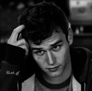 ▪️ @Lash_gif persoon, man, portret, zwart-wit, acteur, mannelijk, gezicht telegram sticker