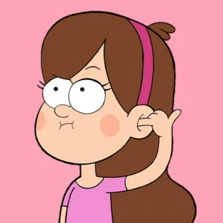 😛 Mabel Pines Gravity Falls cartoon, animated, character, mabel pines, gravity falls, disney telegram sticker