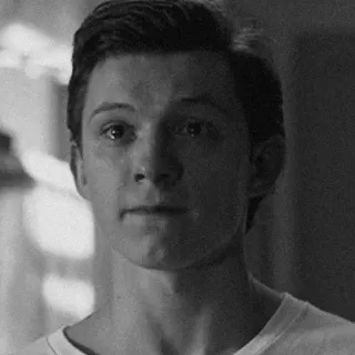 🔉 Tom Holland acteur, triste, portrait, visage telegram sticker
