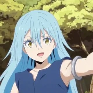 🦕 Rimuru Tempest That Time I Got Reincarnated as a Slime Anime, Isekai, Schleim, Fantasy, Rimuru, Tempest whatsapp sticker