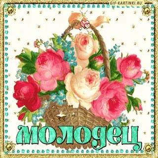 ☺️ МОЛОДЕЦ whatsapp sticker