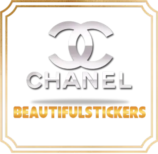 ✍ CHANEL BEAUTIFULSTICKERS chanel, люкс, мода, логотип, наклейка telegram sticker