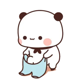 ☺️ Panda, Niedlich, Kawaii, Cartoon, Sticker telegram sticker