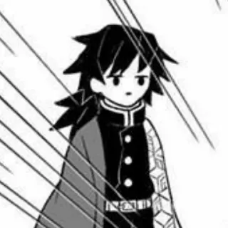 🌊 Giyu Tomioka Demon Slayer Аниме, Манга, Клинок, рассекающий демонов, Гию Томиока, Томиока telegram sticker