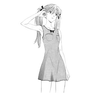 👧 Asuka Langley Soryu Neon Genesis Evangelion anime, manga, character, girl, evangelion, asuka langley soryu telegram sticker