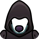 🐶 Impostor Among Us among us, impostor, hood, game, character, mysterious telegram sticker