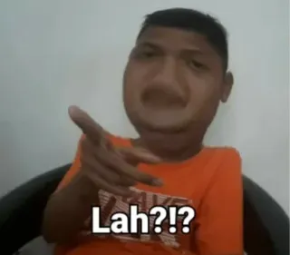 🤔 Lah?!? whatsapp sticker