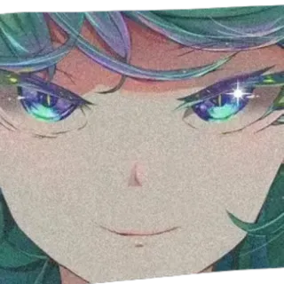 😈 Anime, Mädchen, Cartoon, Figur, Manga, Süß, Gesicht, Augen telegram sticker