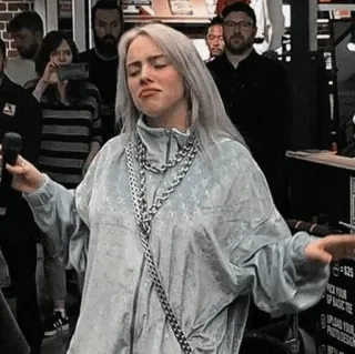 💚 Billie Eilish billie eilish, cantante, musicista, artista, celebrità, pop star telegram sticker
